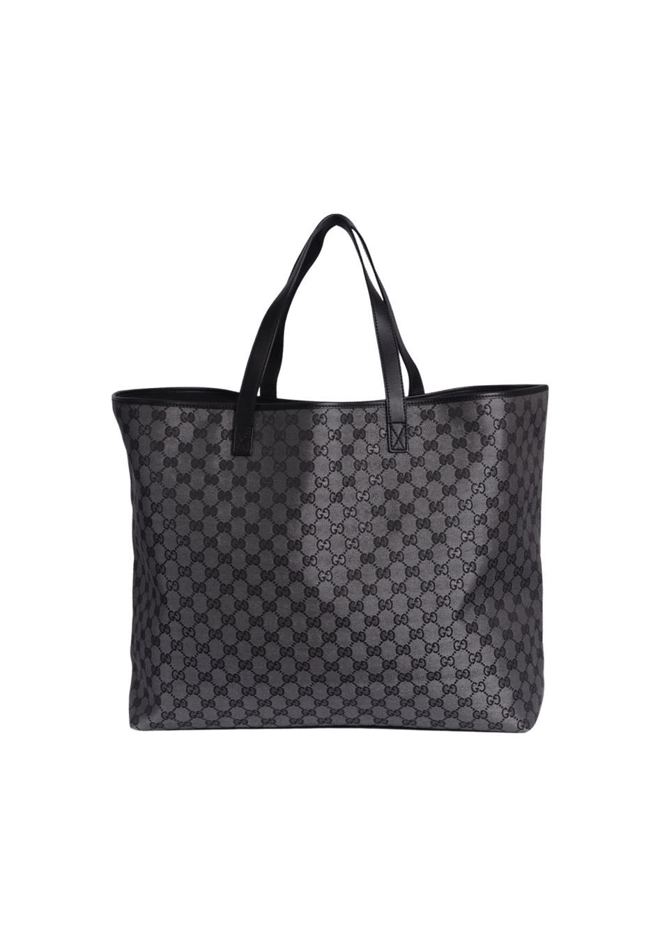 BOLSA GUCCI LARGE GG CANVAS TOTE BAG CINZA ORIGINAL – Gringa