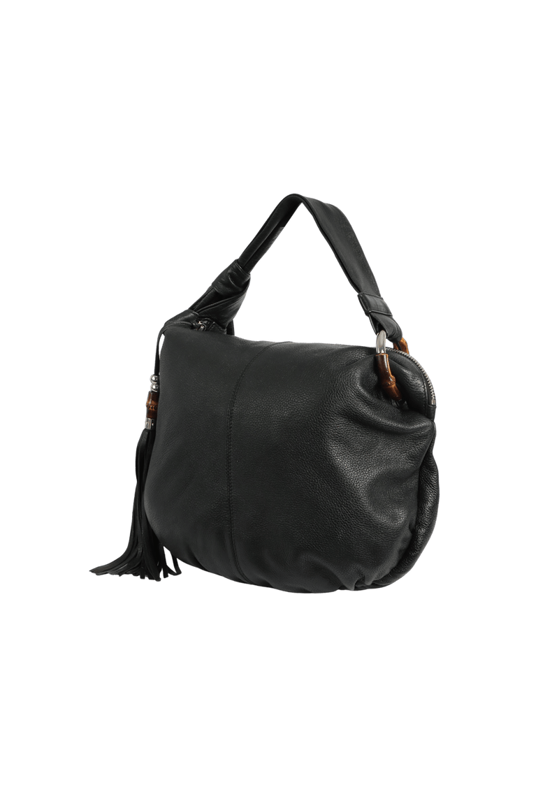 LEATHER HOBO BAG