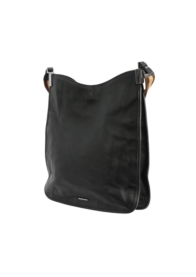 LEATHER HOBO BAG