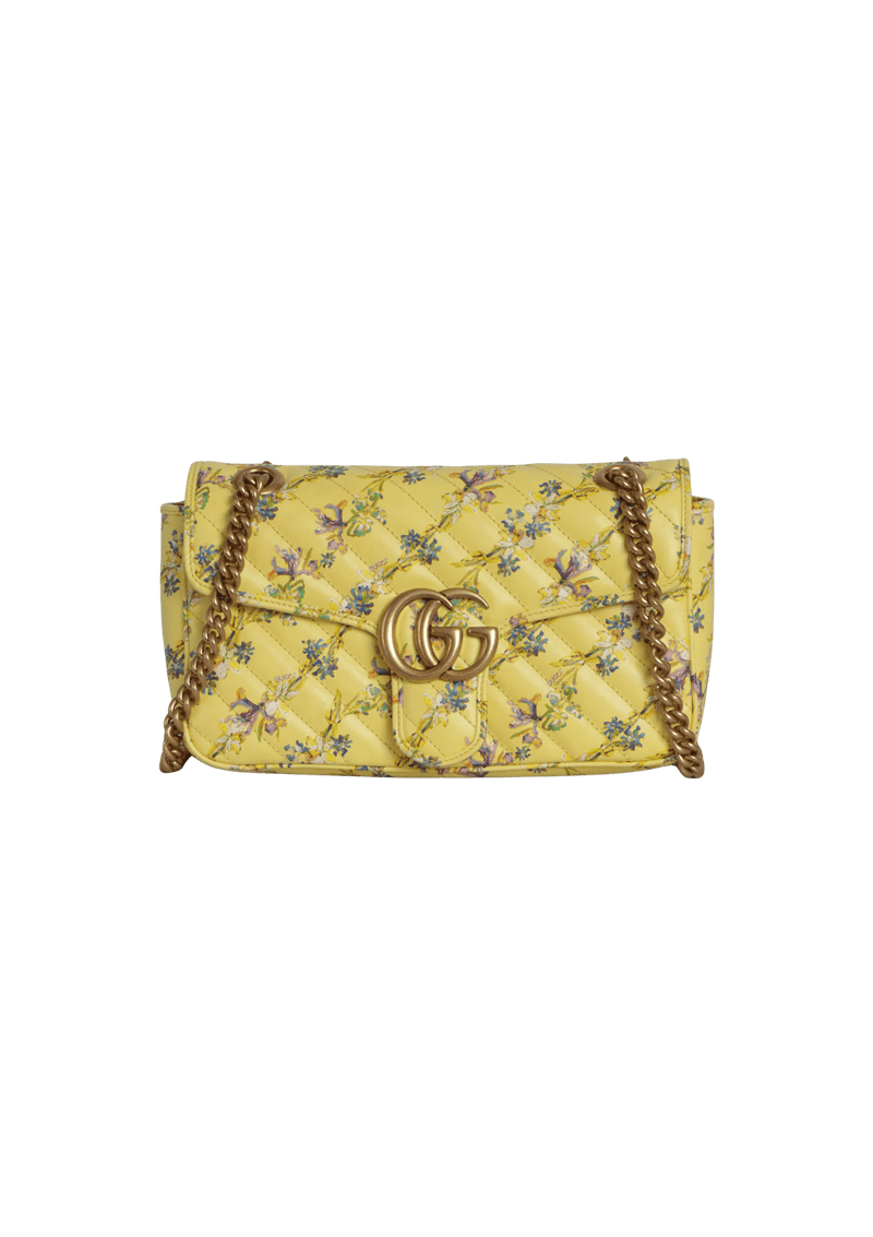 LIMITED EDITION GG MARMONT FLORAL SMALL BAG