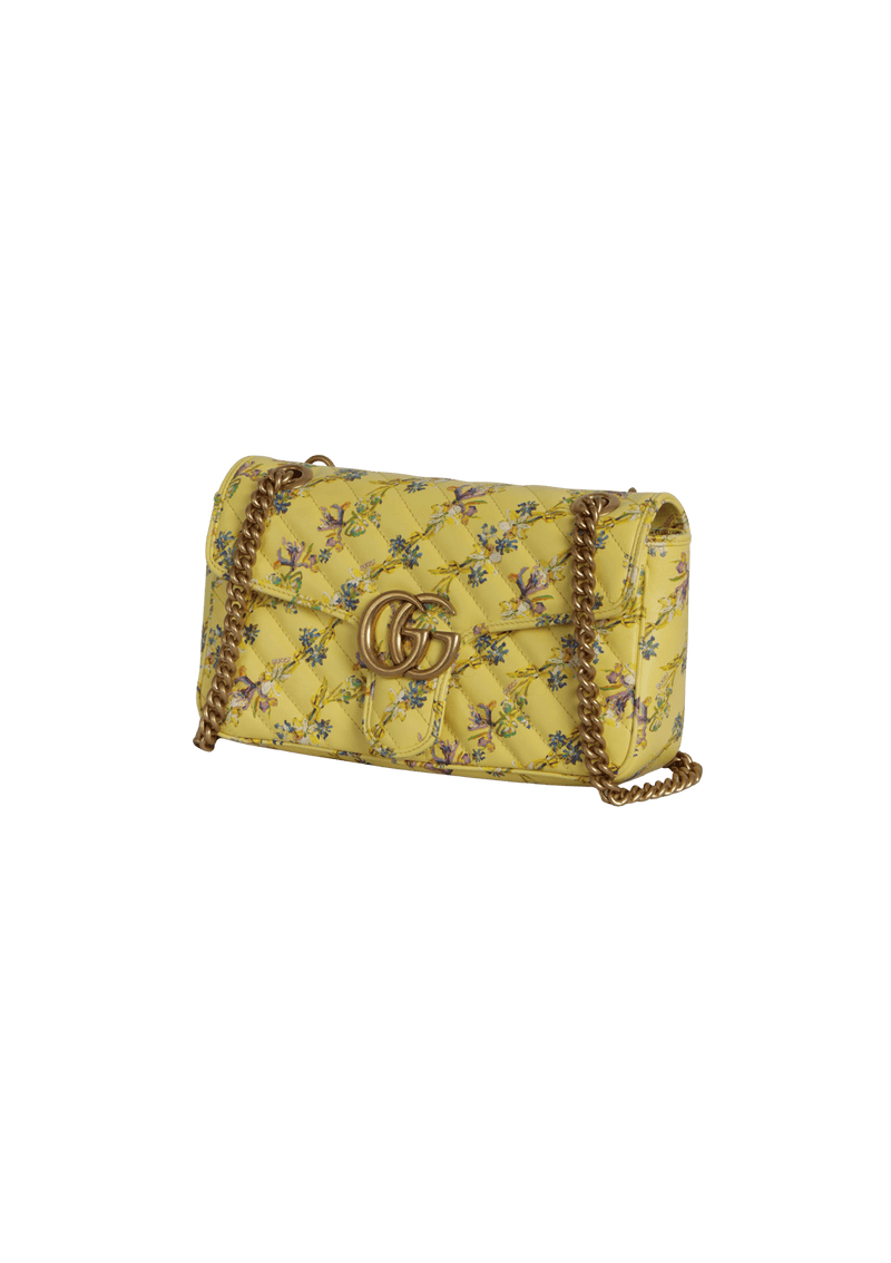 LIMITED EDITION GG MARMONT FLORAL SMALL BAG