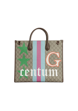 LIMITED EDITION GG SUPREME CENTUM PRINT MEDIUM TOTE BAG