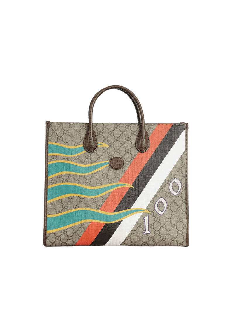 Gucci print hot sale medium tote