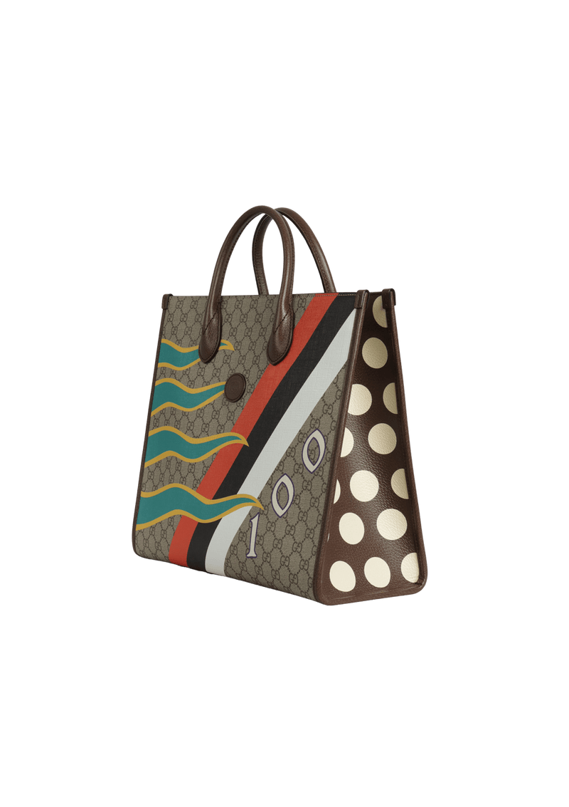 Gucci print medium discount tote