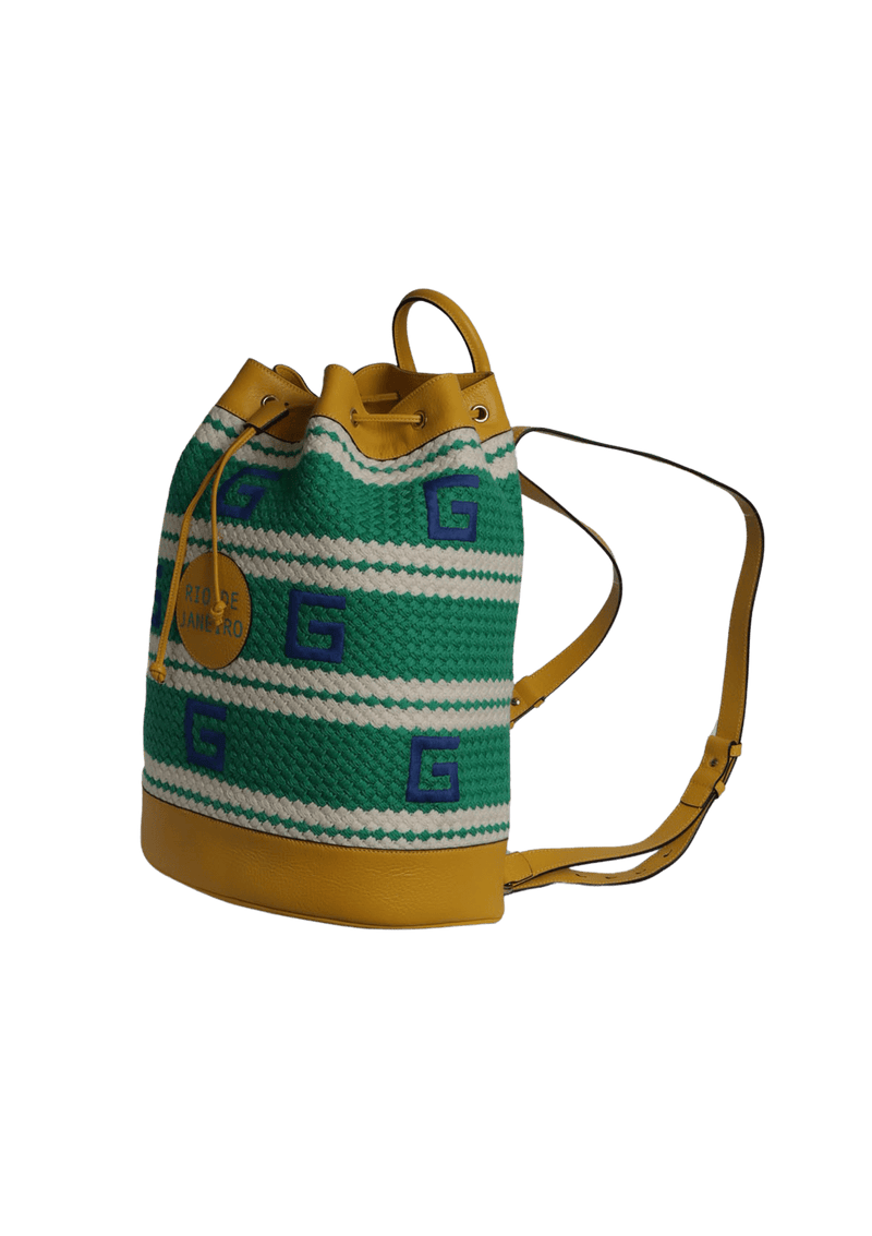 LIMITED EDITION RIO DE JANEIRO STRIPED BUCKET