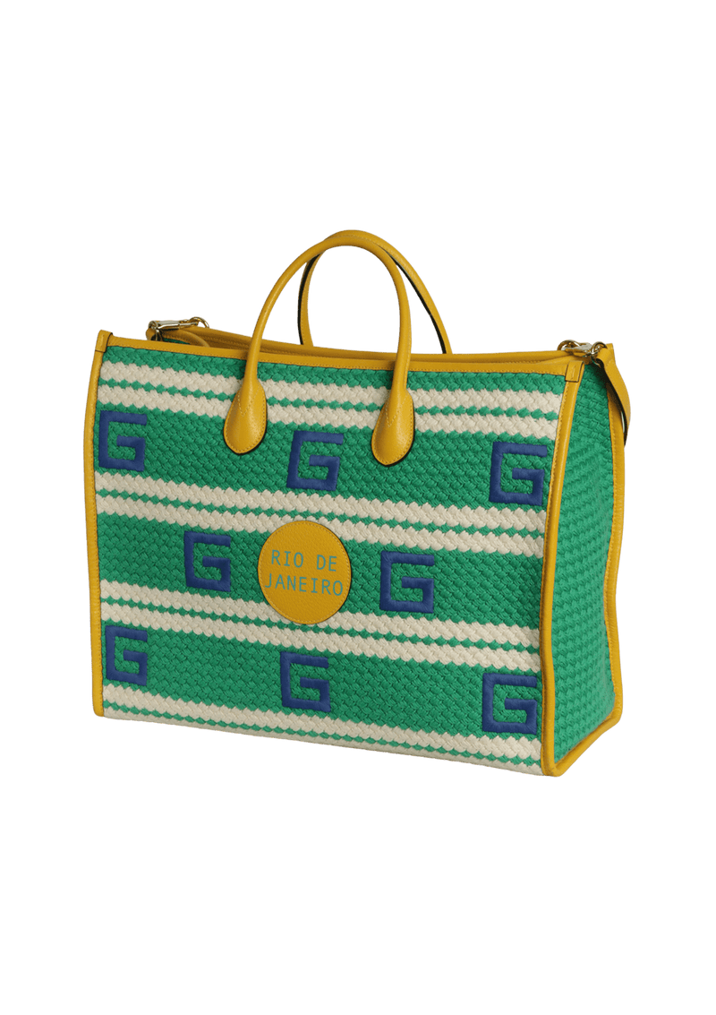 LIMITED EDITION RIO DE JANEIRO STRIPED TOTE