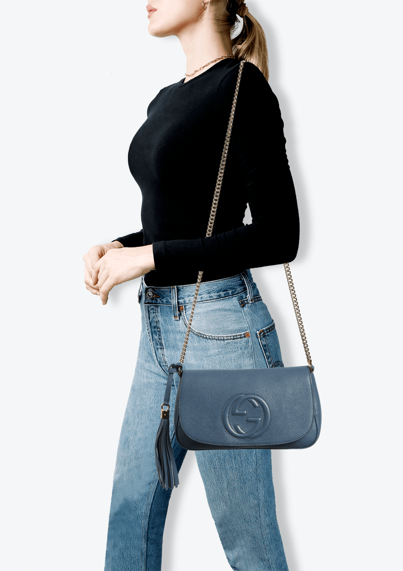 MEDIUM SOHO CHAIN FLAP BAG