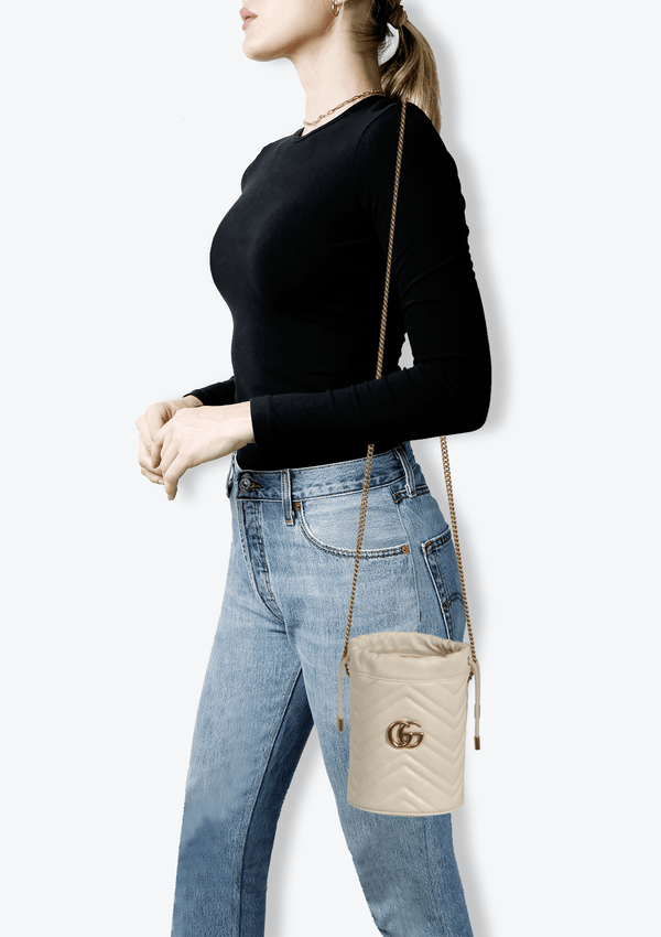 MINI GG MARMONT BUCKET BAG