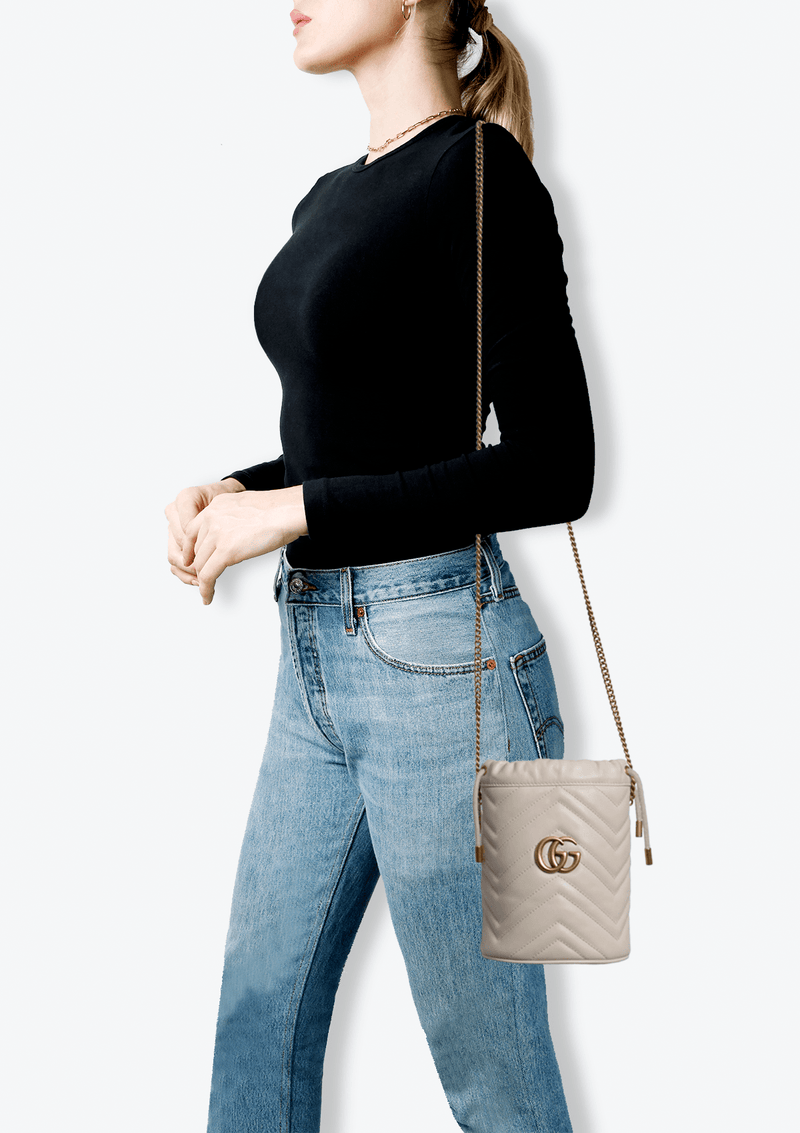 MINI GG MARMONT BUCKET BAG