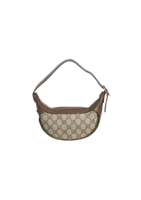 MINI GG SUPREME WEB HALF-MOON HOBO