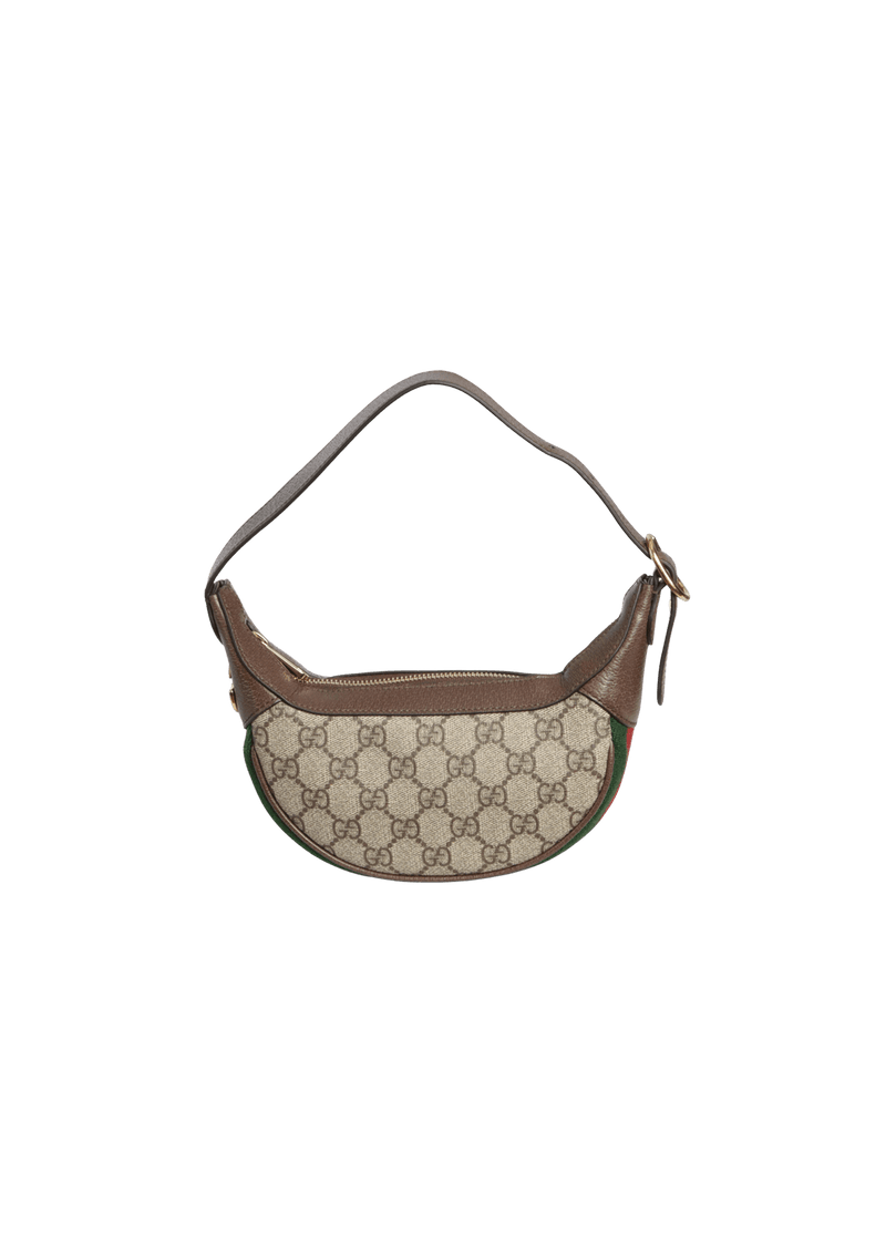 MINI GG SUPREME WEB HALF-MOON HOBO