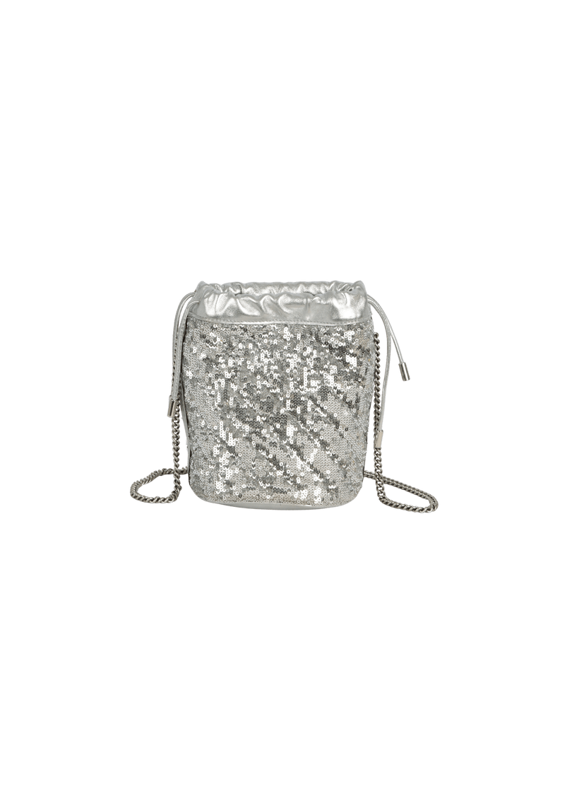 MINI SEQUIN GG MARMONT BUCKET BAG