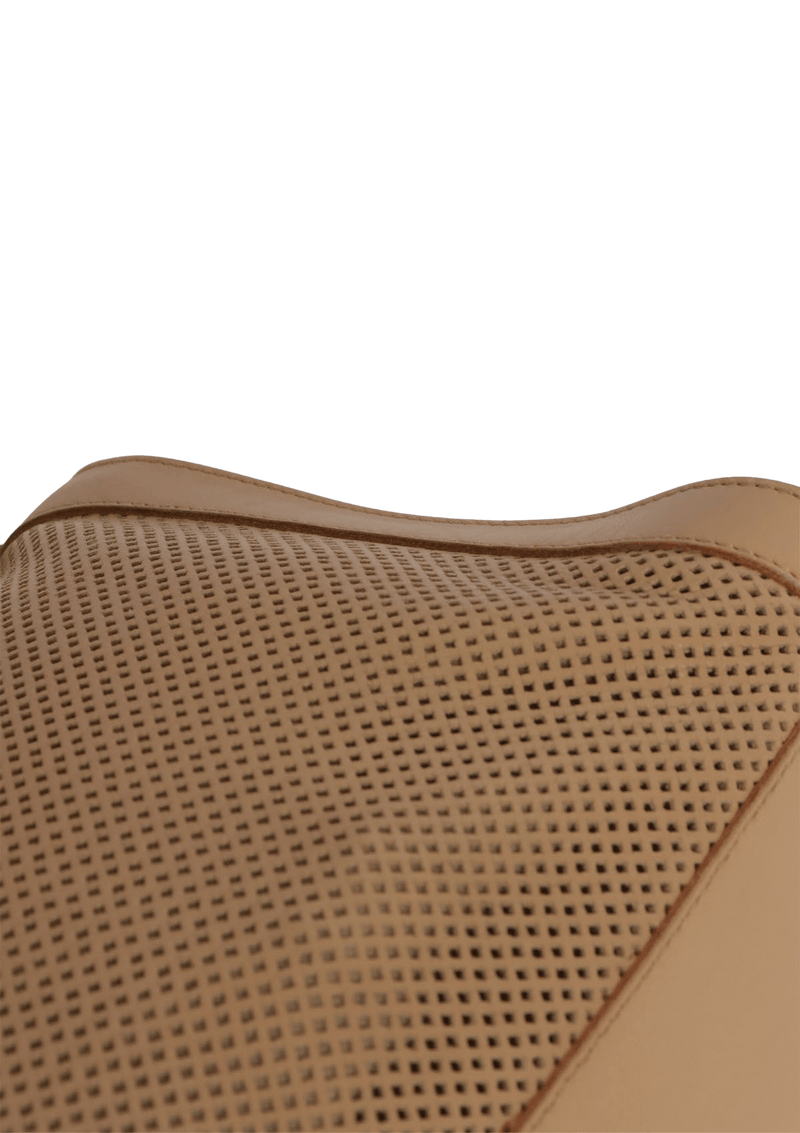 PERFORATED LEATHER SHOULDER BAG