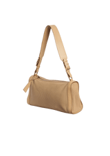 PERFORATED LEATHER SHOULDER BAG