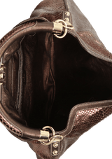 PYTHON LARGE INDY HOBO BAG