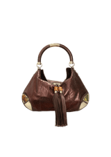 PYTHON LARGE INDY HOBO BAG