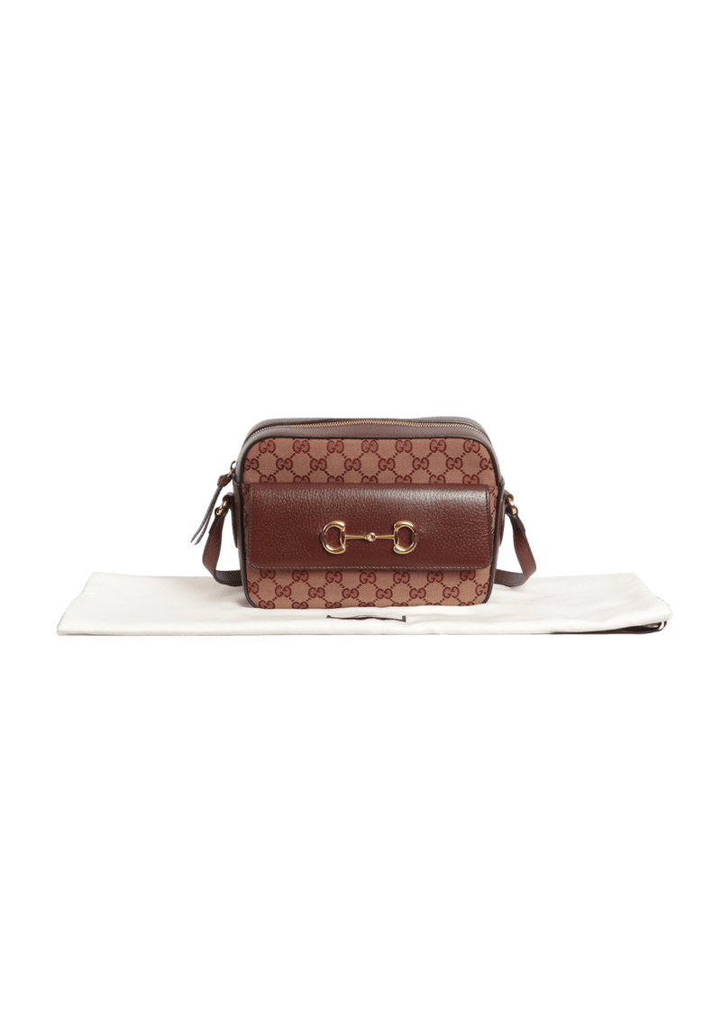 SMALL GG CANVAS HORSEBIT 1955 BAG