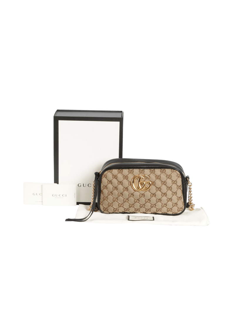 SMALL GG CANVAS MARMONT CAMERA BAG