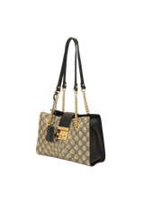 SMALL GG SUPREME PADLOCK TOTE