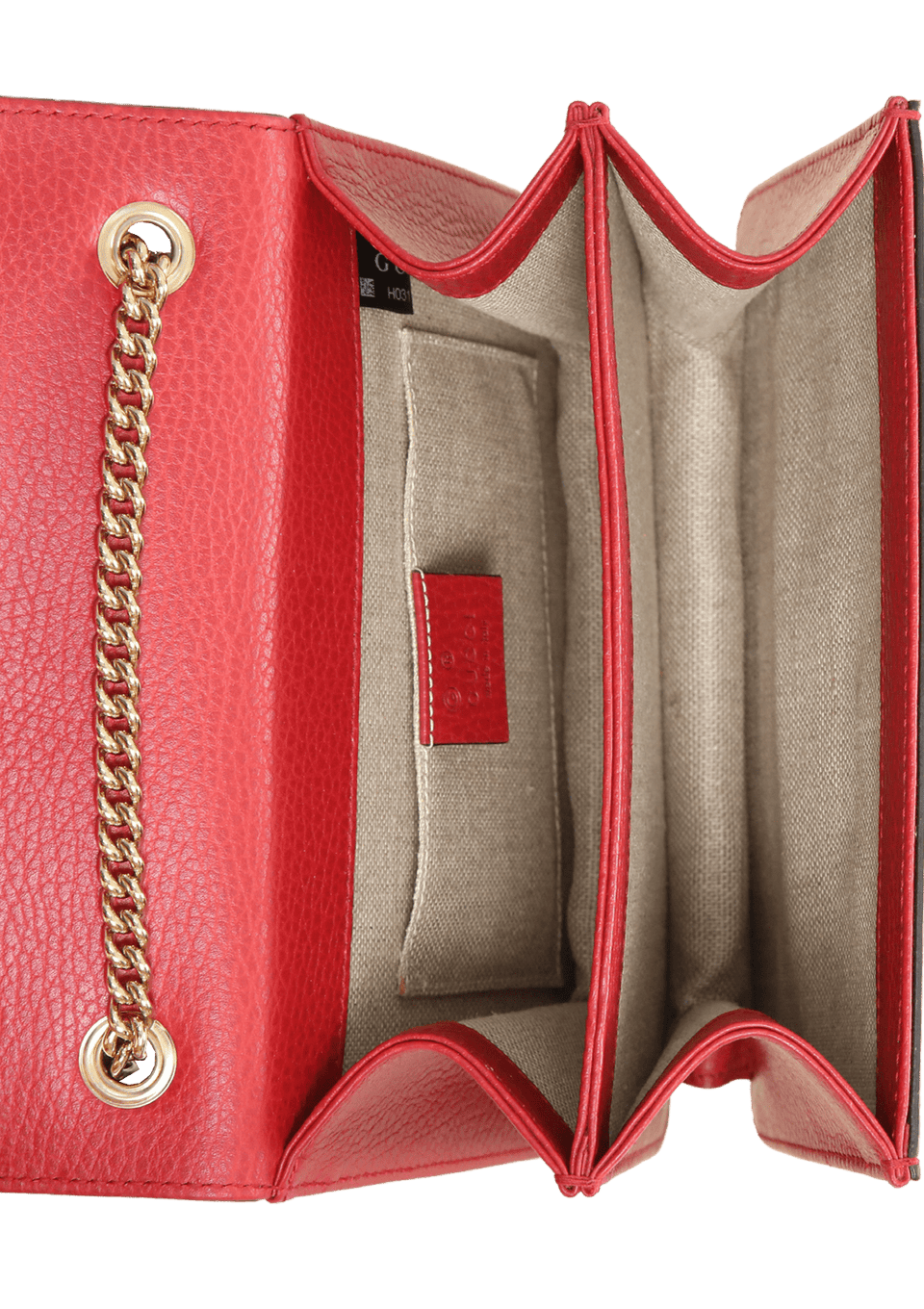BOLSA GUCCI SMALL INTERLOCKING G DOLLAR VERMELHA ORIGINAL – Gringa