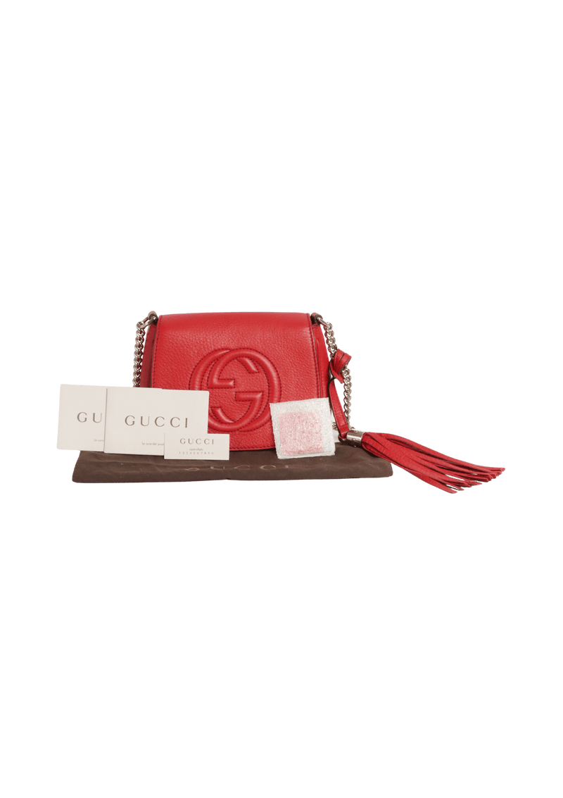 SMALL SOHO CHAIN FLAP BAG