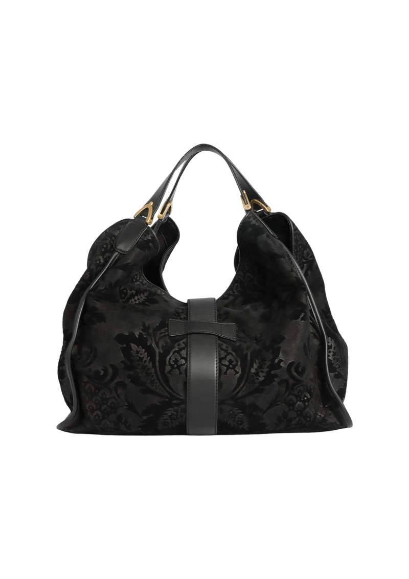 SOFT STIRRUP BROCADE TOTE