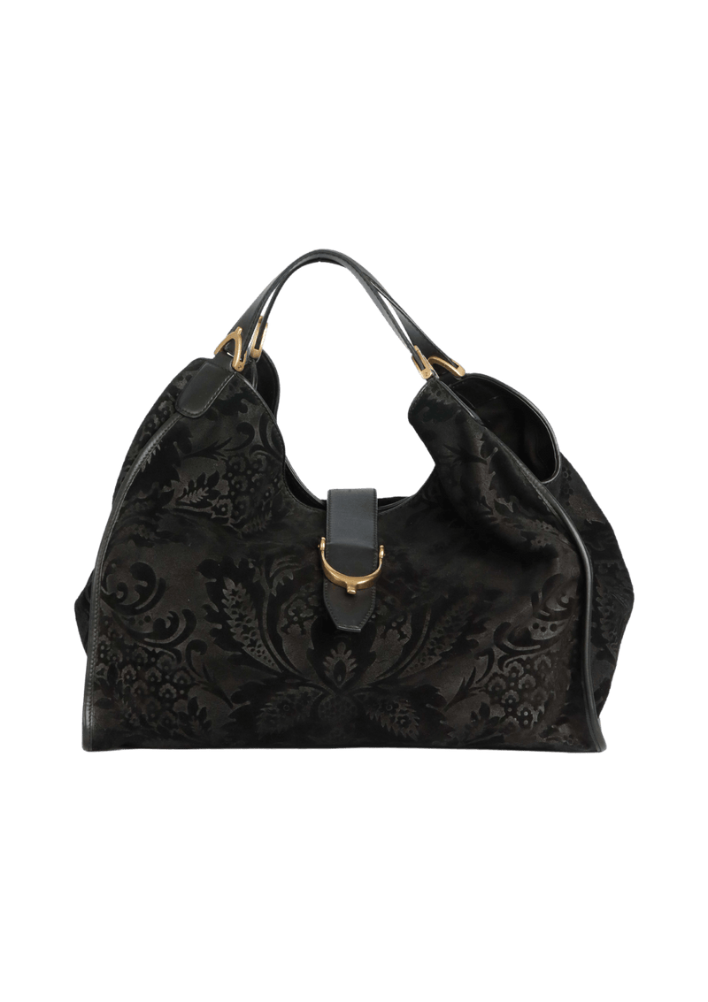 SOFT STIRRUP BROCADE TOTE