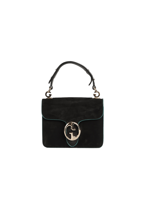 SUEDE 1973 FLAP BAG