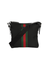 TECHNO CANVAS WEB MESSENGER BAG