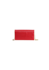 TREFOIL EMBOSSED WALLET ON CHAIN