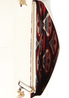 TREFOIL EMBOSSED WALLET ON CHAIN