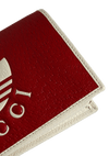 TREFOIL EMBOSSED WALLET ON CHAIN