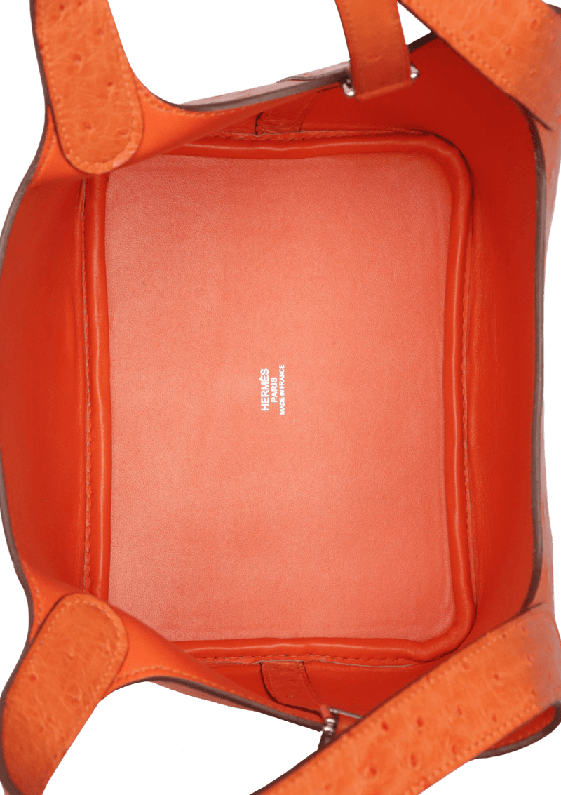 Hermes Picotin Ostrich Orange RJC1728 – LuxuryPromise