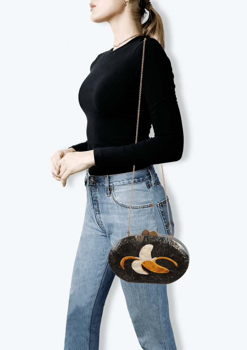 BANANA OVAL CLUTCH