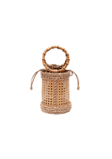 BOLSA BUCKET EM PALHA INDIANA E SISAL REEDITION