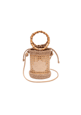 BOLSA BUCKET EM PALHA INDIANA E SISAL REEDITION