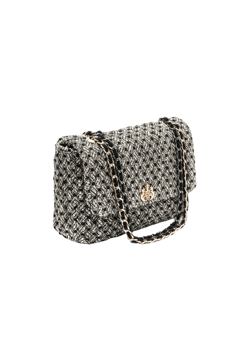 BOLSA CLASSICA EM TWEED