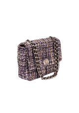 BOLSA CLASSICA EM TWEED