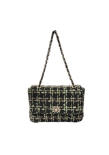 BOLSA CLASSICA EM TWEED