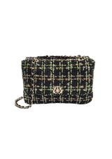 BOLSA CLASSICA EM TWEED