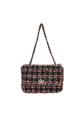 BOLSA CLASSICA EM TWEED