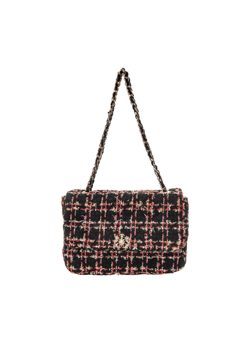 BOLSA CLASSICA EM TWEED