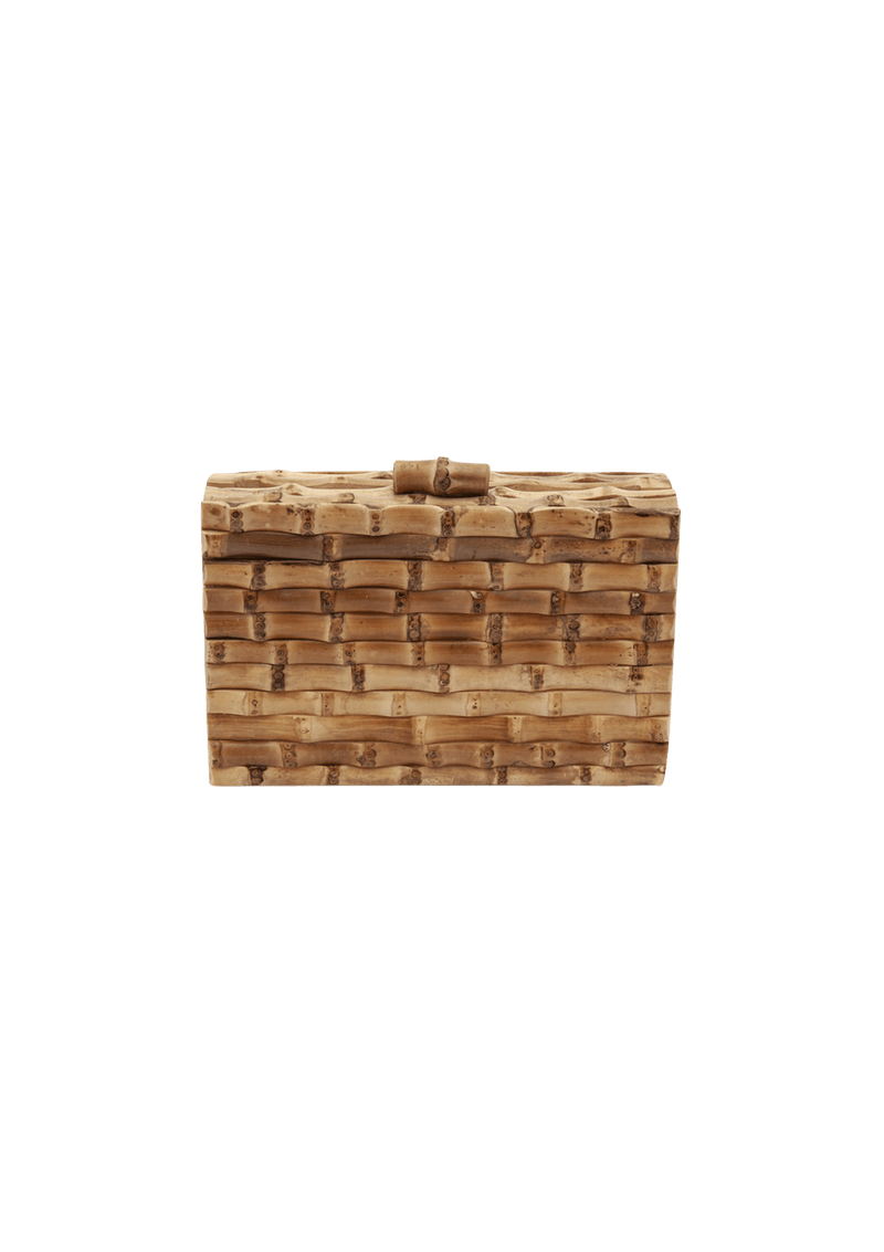 BOLSA CLUTCH DE BAMBU NATURAL