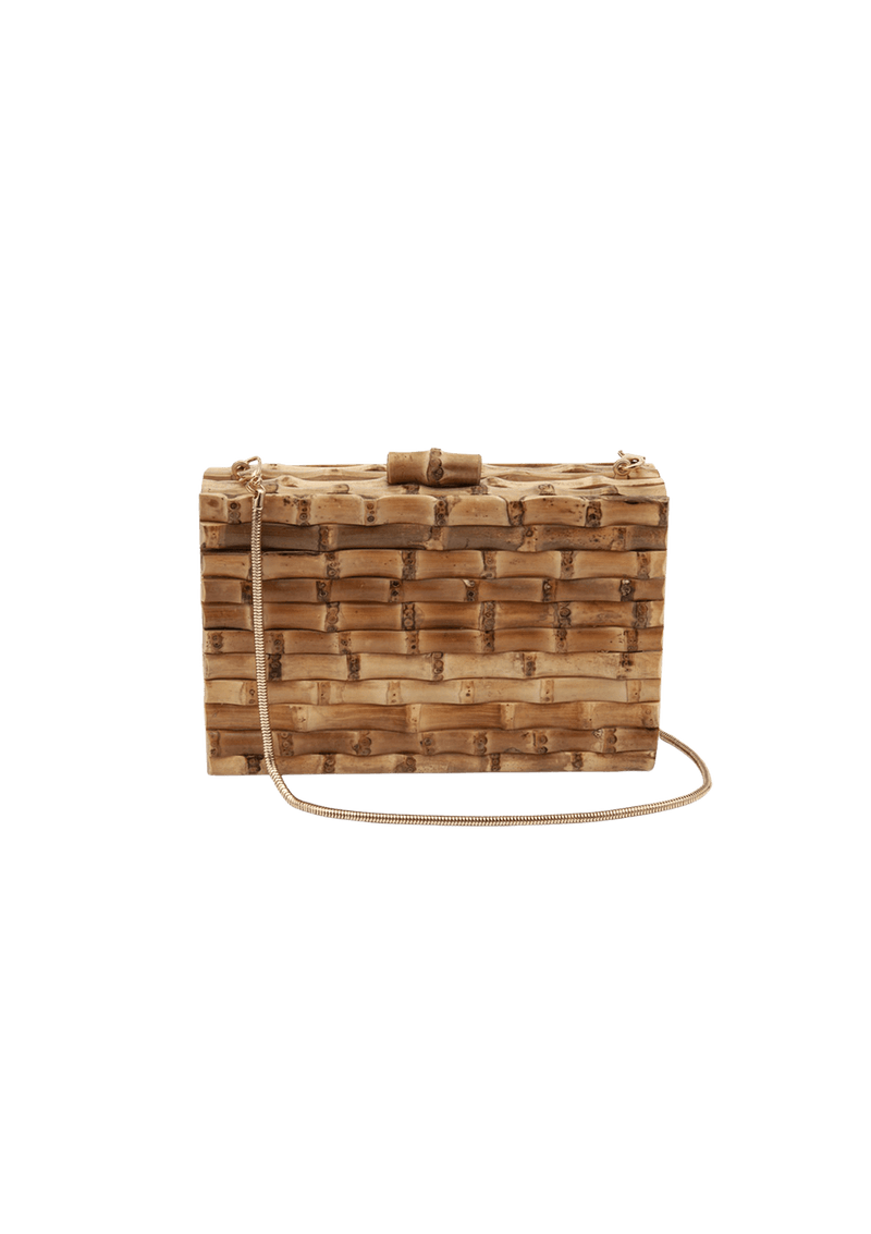 BOLSA CLUTCH DE BAMBU NATURAL