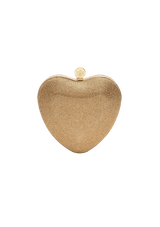 BOLSA CLUTCH EM CRISTAIS HEART