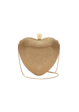 BOLSA CLUTCH EM CRISTAIS HEART