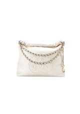 BOLSA DAYSE HOBO EM COURO METALIZADO