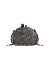 CLUTCH ABAULADA FIOS METALIZADOS