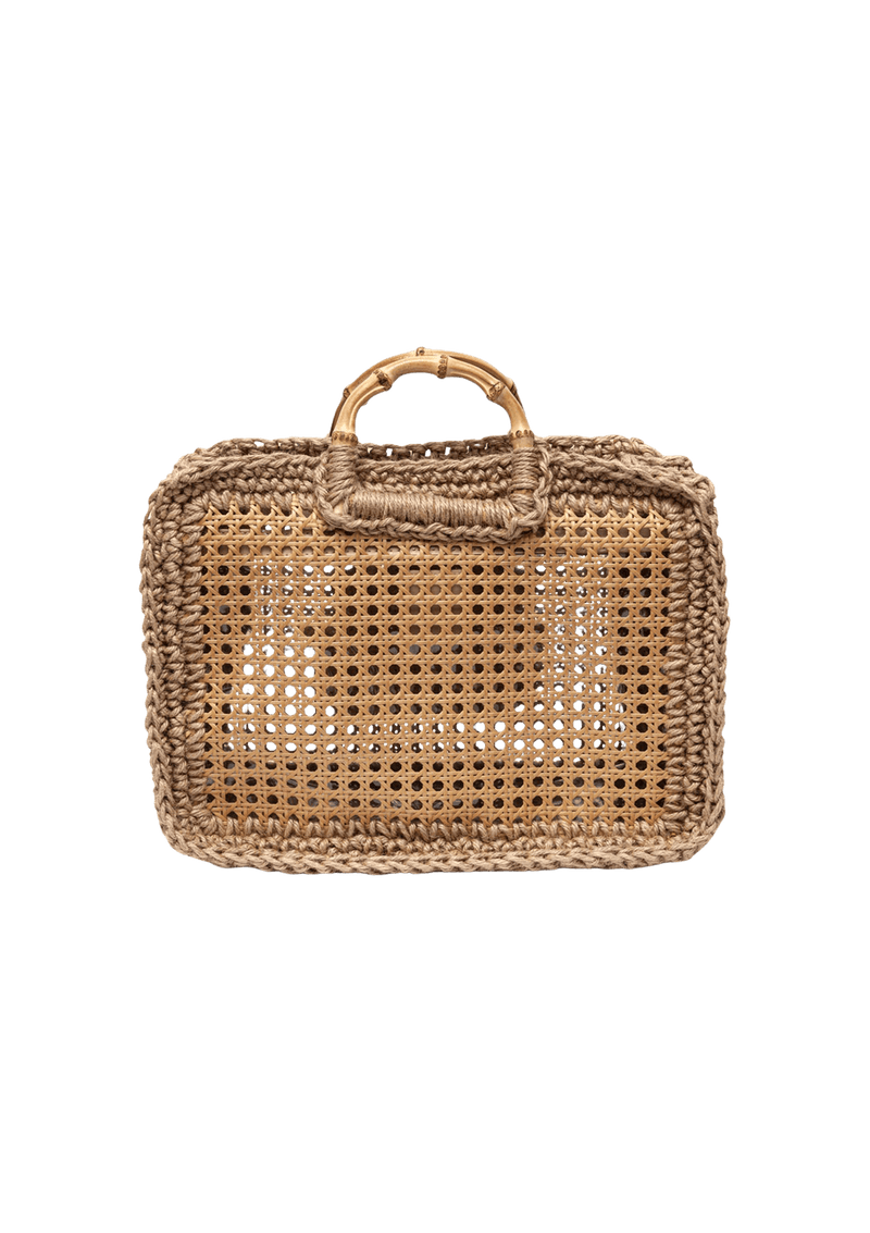 MAXI BOLSA DUNA EM PALHA INDIANA E SISAL REEDITION