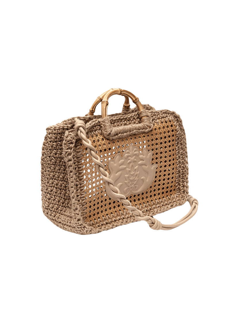 MAXI BOLSA DUNA EM PALHA INDIANA E SISAL REEDITION